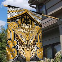 Aotearoa Iwi Ngati Whatua Garden Flag Maori Kowhaiwhai Pattern