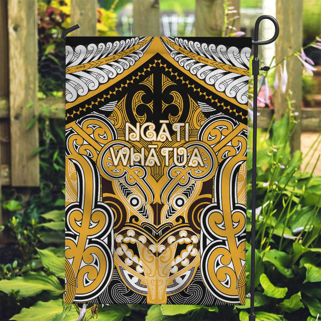 Aotearoa Iwi Ngati Whatua Garden Flag Maori Kowhaiwhai Pattern
