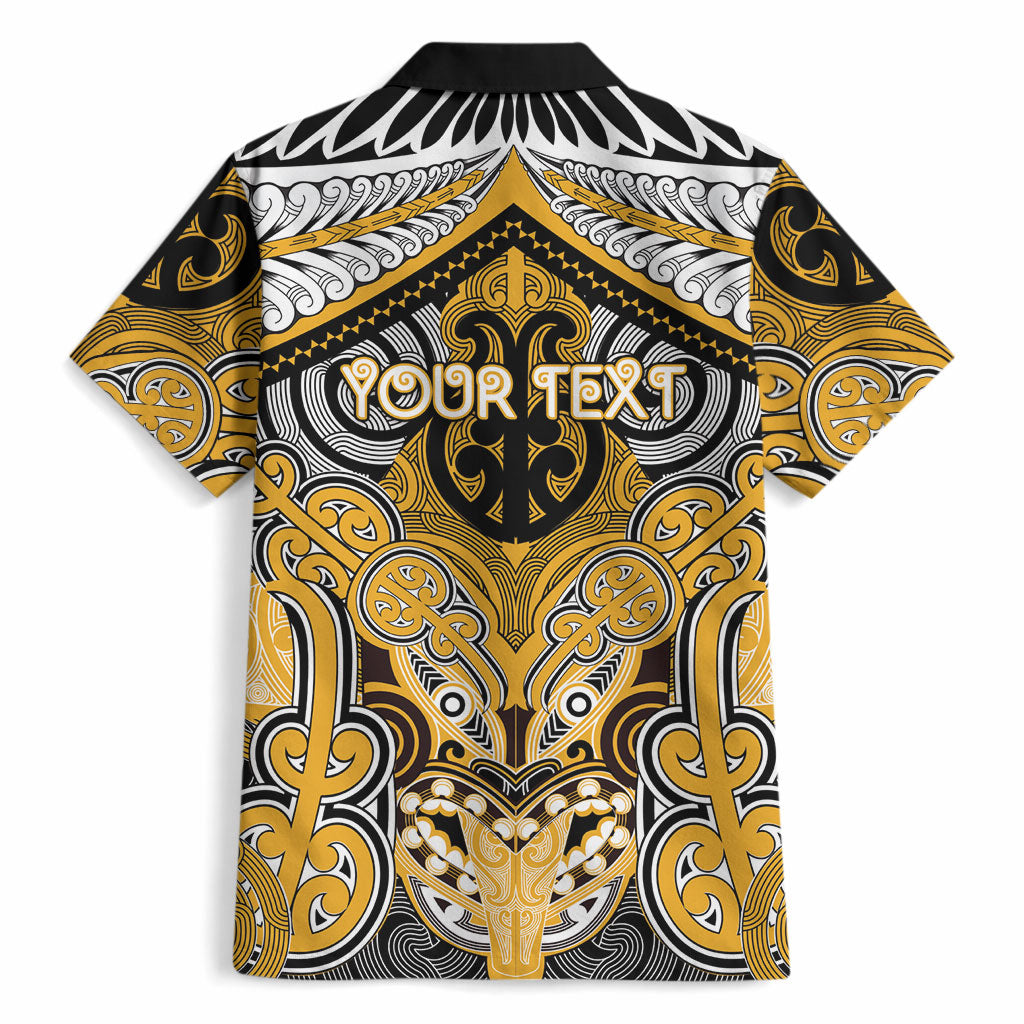 Aotearoa Iwi Ngati Whatua Personalised Hawaiian Shirt Maori Kowhaiwhai Pattern