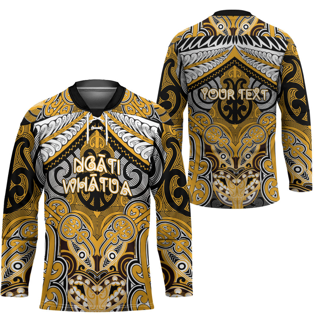 Aotearoa Iwi Ngati Whatua Personalised Hockey Jersey Maori Kowhaiwhai Pattern
