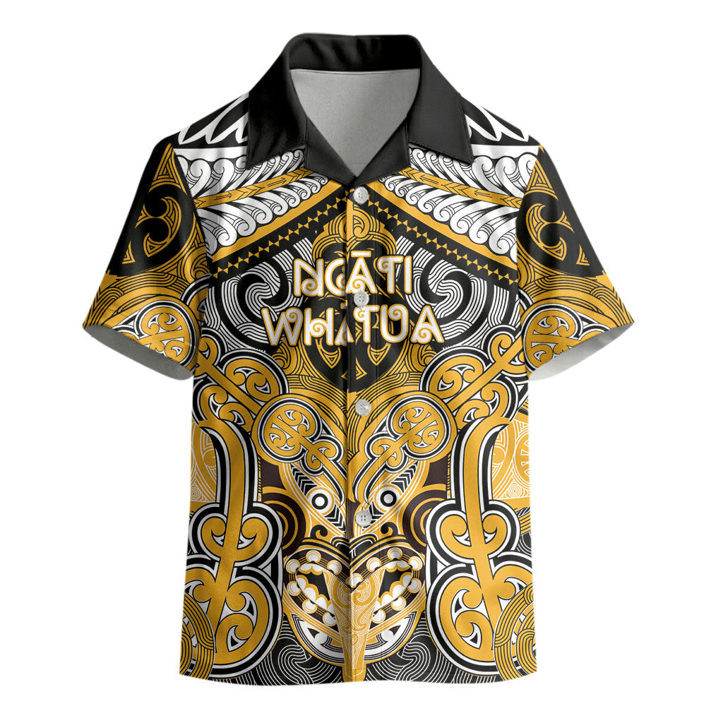 Aotearoa Iwi Ngati Whatua Personalised Kid Hawaiian Shirt Maori Kowhaiwhai Pattern