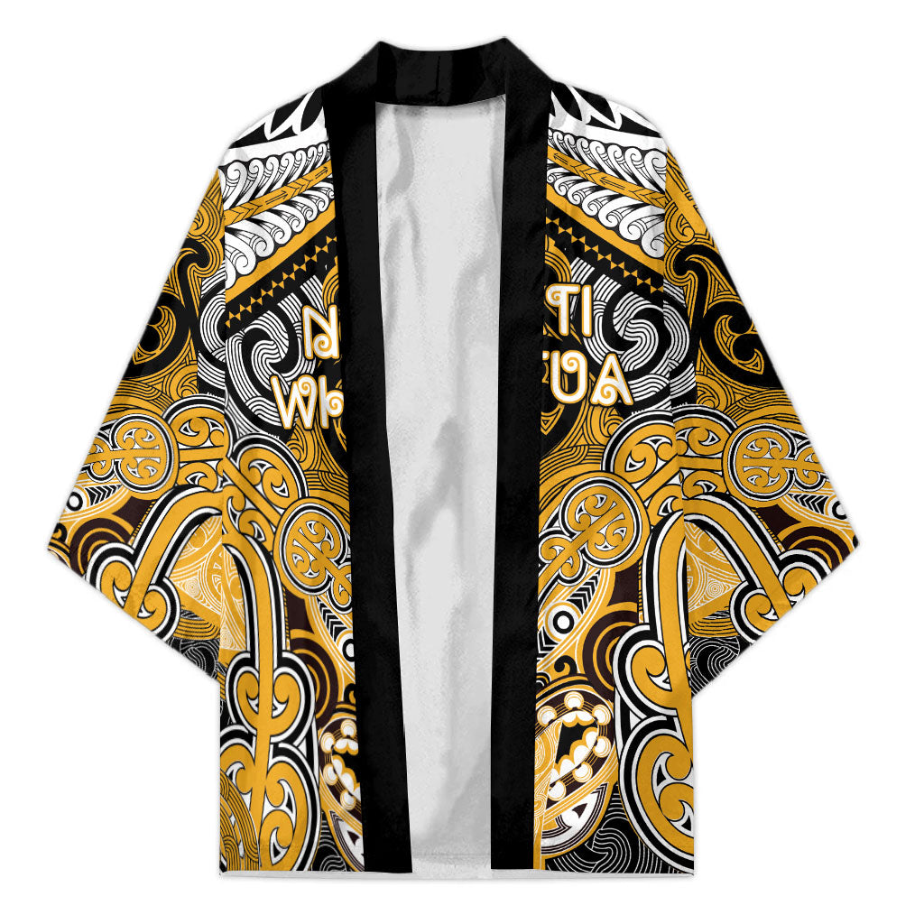 Aotearoa Iwi Ngati Whatua Personalised Kimono Maori Kowhaiwhai Pattern