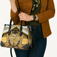 Aotearoa Iwi Ngati Whatua Leather Bag Maori Kowhaiwhai Pattern