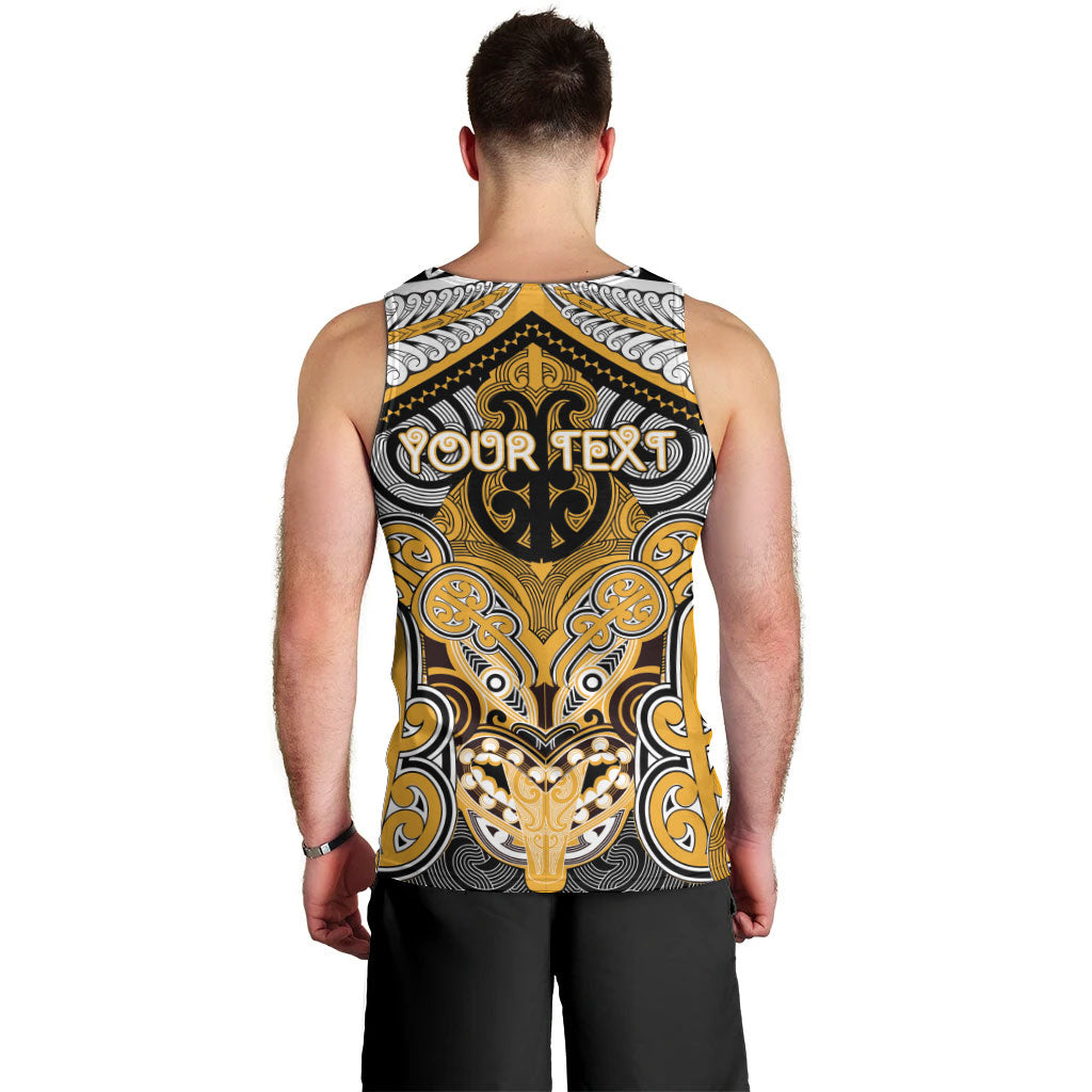 Aotearoa Iwi Ngati Whatua Personalised Men Tank Top Maori Kowhaiwhai Pattern