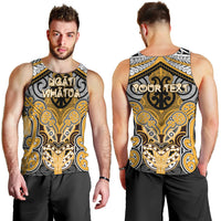 Aotearoa Iwi Ngati Whatua Personalised Men Tank Top Maori Kowhaiwhai Pattern