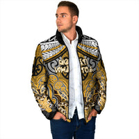 Aotearoa Iwi Ngati Whatua Personalised Padded Jacket Maori Kowhaiwhai Pattern