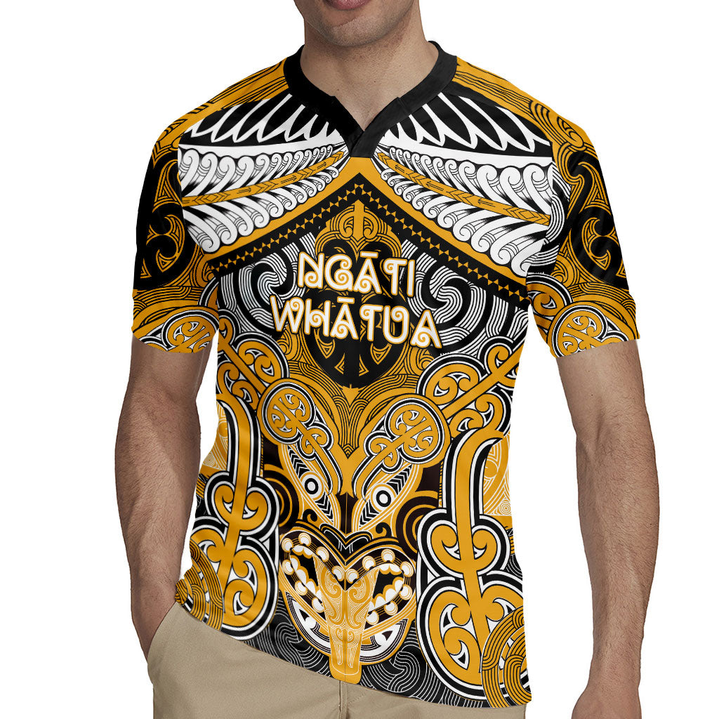 Aotearoa Iwi Ngati Whatua Personalised Rugby Jersey Maori Kowhaiwhai Pattern