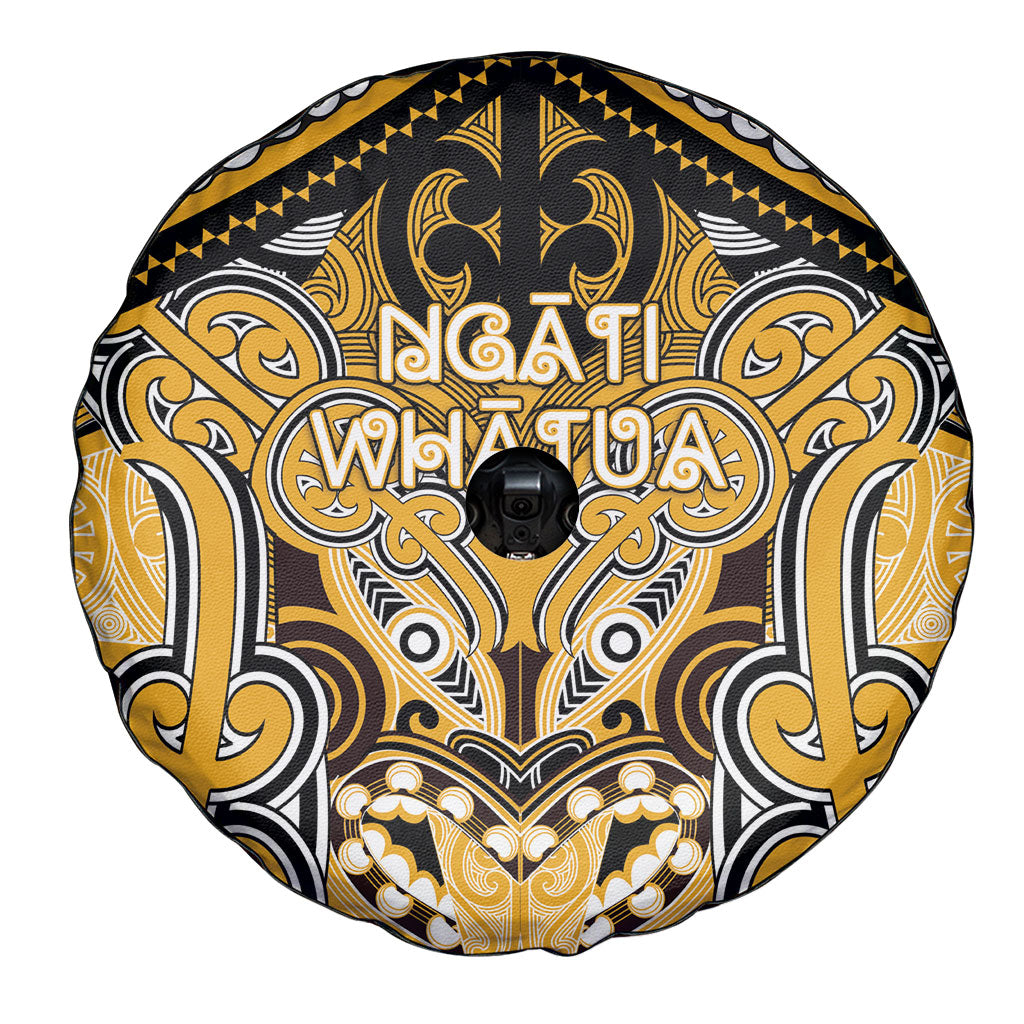 Aotearoa Iwi Ngati Whatua Spare Tire Cover Maori Kowhaiwhai Pattern