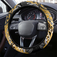 Aotearoa Iwi Ngati Whatua Steering Wheel Cover Maori Kowhaiwhai Pattern