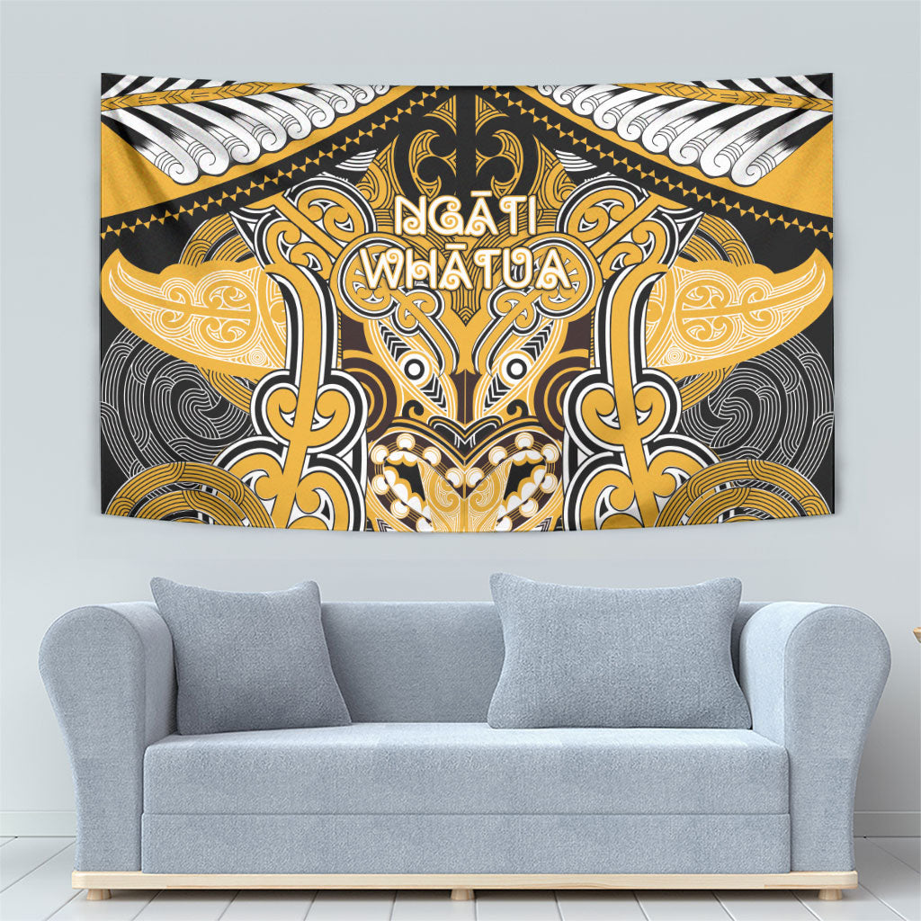 Aotearoa Iwi Ngati Whatua Tapestry Maori Kowhaiwhai Pattern