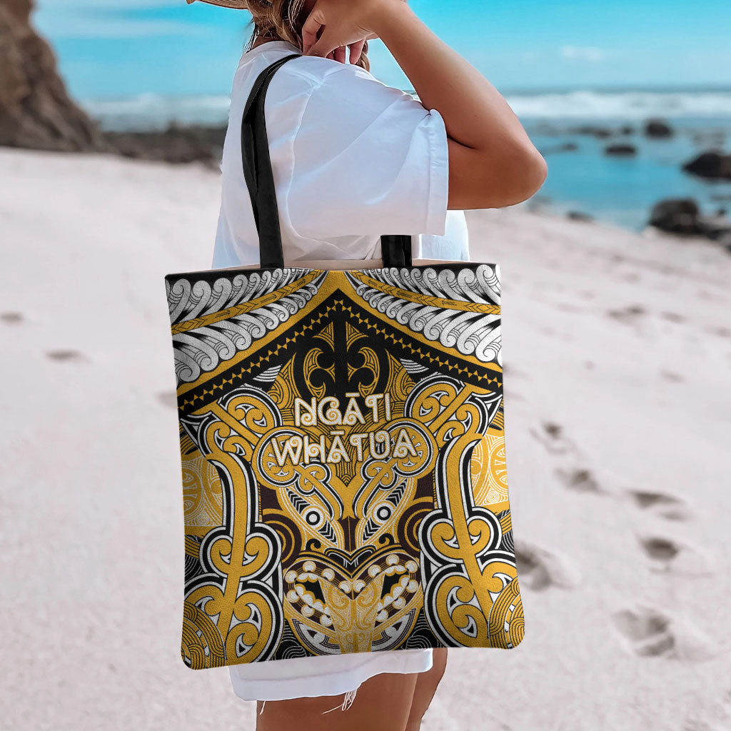 Aotearoa Iwi Ngati Whatua Tote Bag Maori Kowhaiwhai Pattern