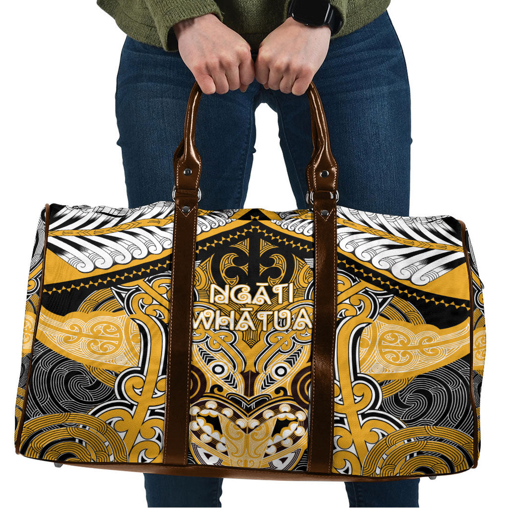 Aotearoa Iwi Ngati Whatua Travel Bag Maori Kowhaiwhai Pattern