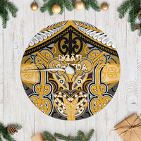 Aotearoa Iwi Ngati Whatua Tree Skirt Maori Kowhaiwhai Pattern