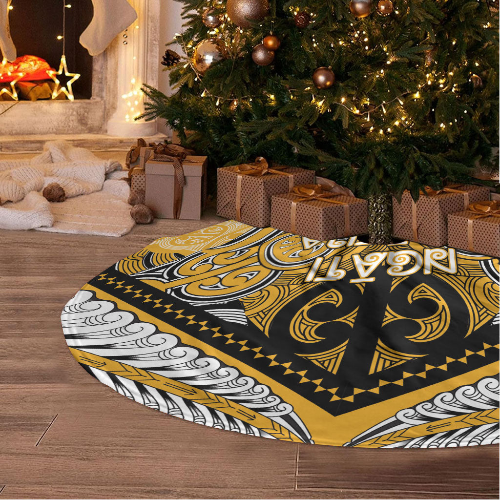Aotearoa Iwi Ngati Whatua Tree Skirt Maori Kowhaiwhai Pattern