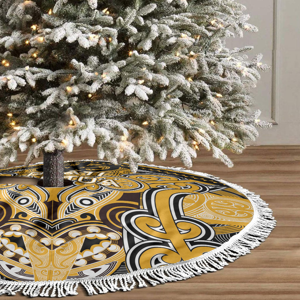 Aotearoa Iwi Ngati Whatua Tree Skirt Maori Kowhaiwhai Pattern