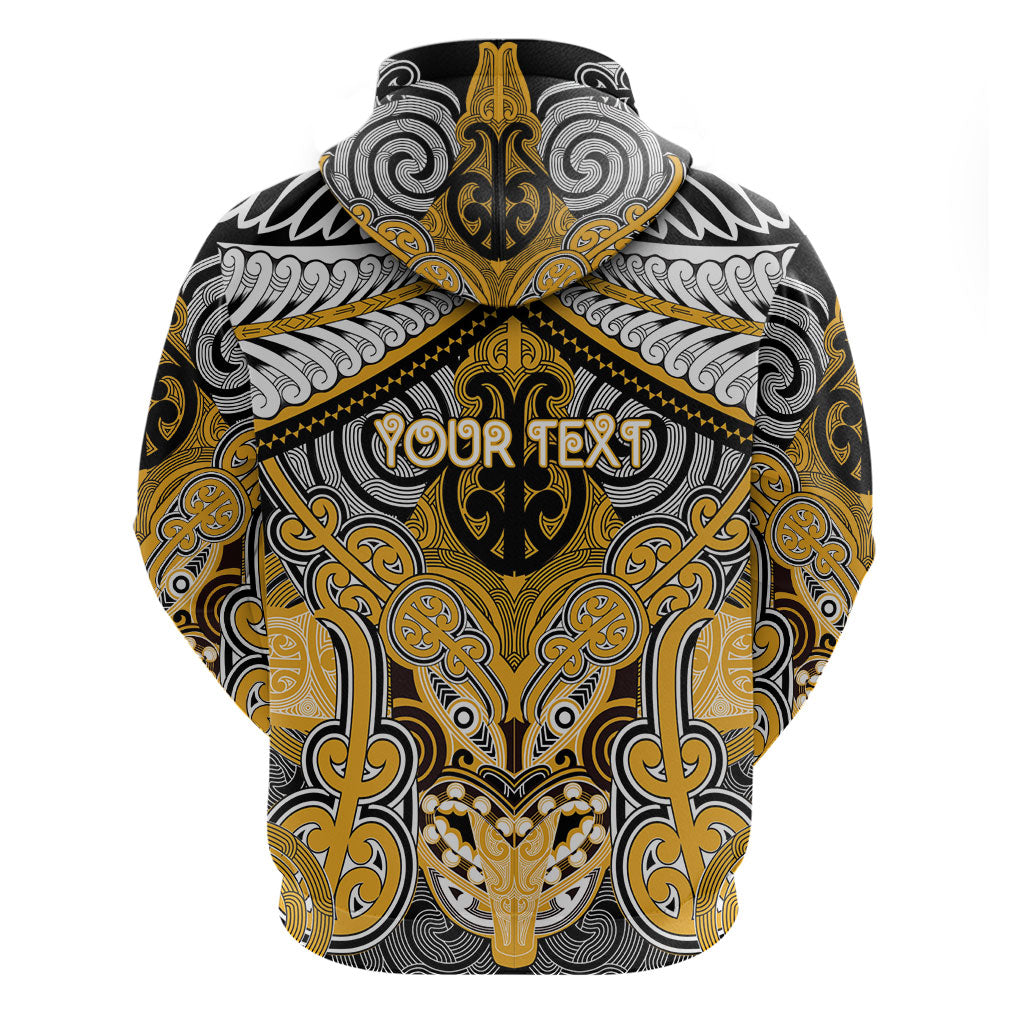 Aotearoa Iwi Ngati Whatua Personalised Zip Hoodie Maori Kowhaiwhai Pattern