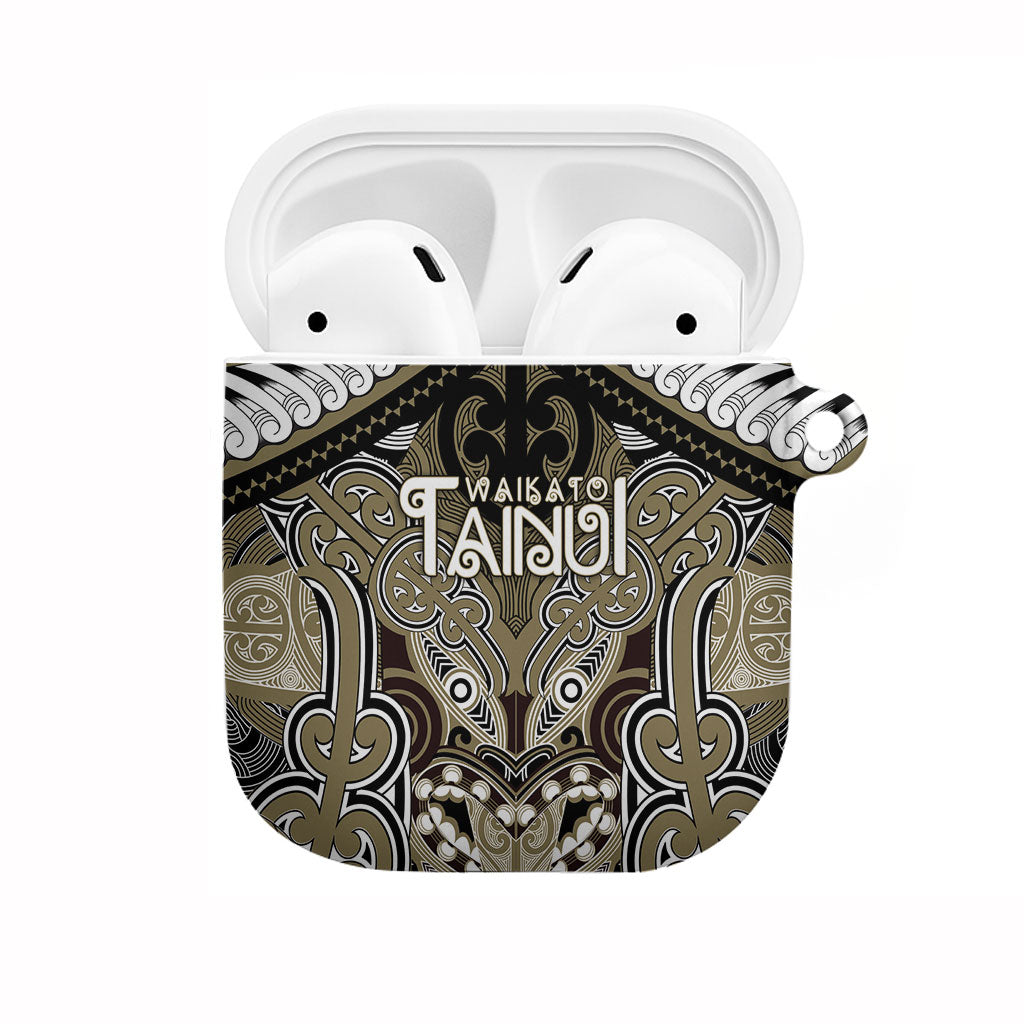 Aotearoa Iwi Waikato Tainui AirPods Case Maori Kowhaiwhai Pattern