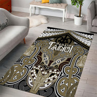 Aotearoa Iwi Waikato Tainui Area Rug Maori Kowhaiwhai Pattern