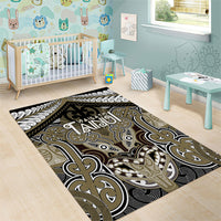 Aotearoa Iwi Waikato Tainui Area Rug Maori Kowhaiwhai Pattern