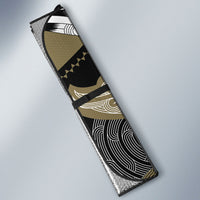Aotearoa Iwi Waikato Tainui Auto Sun Shade Maori Kowhaiwhai Pattern