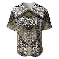 Aotearoa Iwi Waikato Tainui Personalised Baseball Jersey Maori Kowhaiwhai Pattern