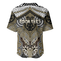 Aotearoa Iwi Waikato Tainui Personalised Baseball Jersey Maori Kowhaiwhai Pattern