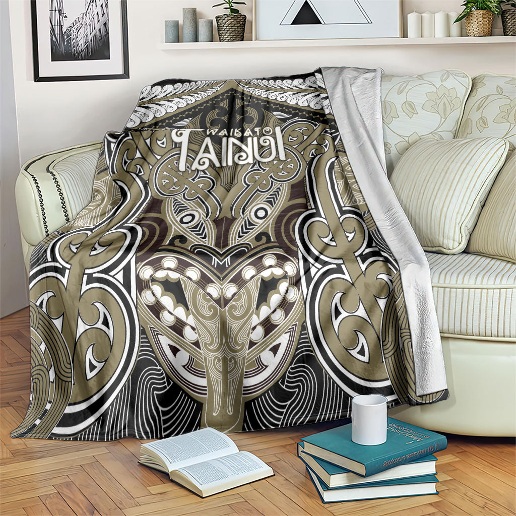 Aotearoa Iwi Waikato Tainui Blanket Maori Kowhaiwhai Pattern