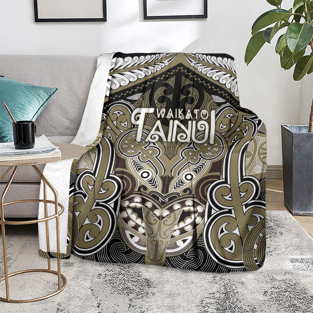 Aotearoa Iwi Waikato Tainui Blanket Maori Kowhaiwhai Pattern