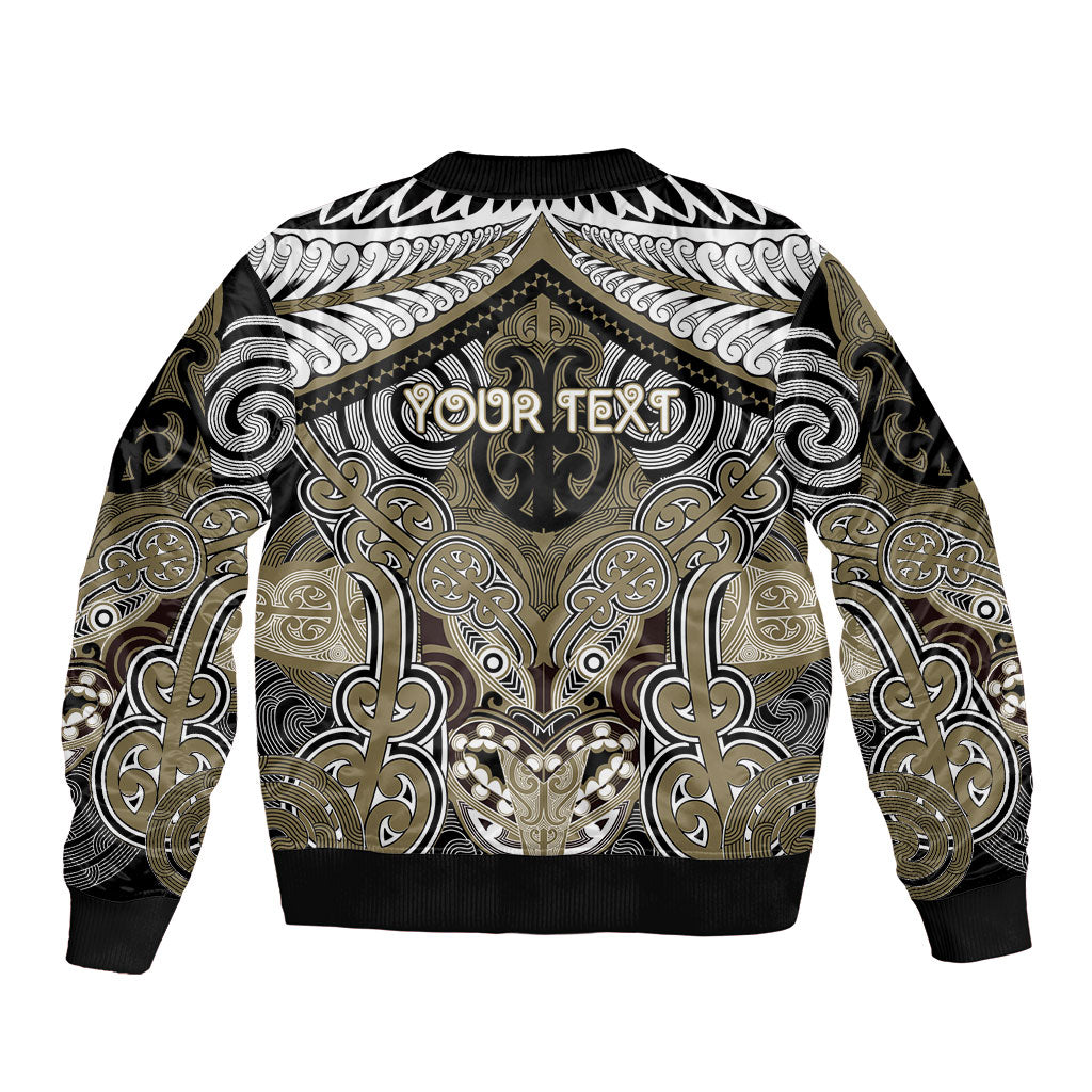 Aotearoa Iwi Waikato Tainui Personalised Bomber Jacket Maori Kowhaiwhai Pattern