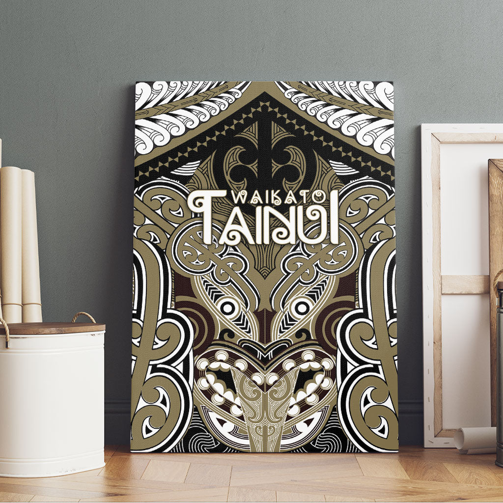 Aotearoa Iwi Waikato Tainui Canvas Wall Art Maori Kowhaiwhai Pattern