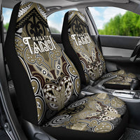 Aotearoa Iwi Waikato Tainui Car Seat Cover Maori Kowhaiwhai Pattern