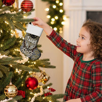 Aotearoa Iwi Waikato Tainui Personalised Christmas Stocking Maori Kowhaiwhai Pattern