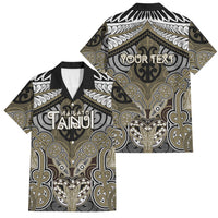 Aotearoa Iwi Waikato Tainui Personalised Family Matching Long Sleeve Bodycon Dress and Hawaiian Shirt Maori Kowhaiwhai Pattern