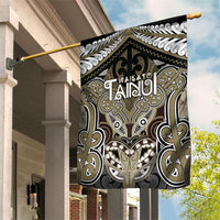 Aotearoa Iwi Waikato Tainui Garden Flag Maori Kowhaiwhai Pattern