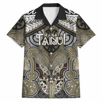 Aotearoa Iwi Waikato Tainui Personalised Hawaiian Shirt Maori Kowhaiwhai Pattern