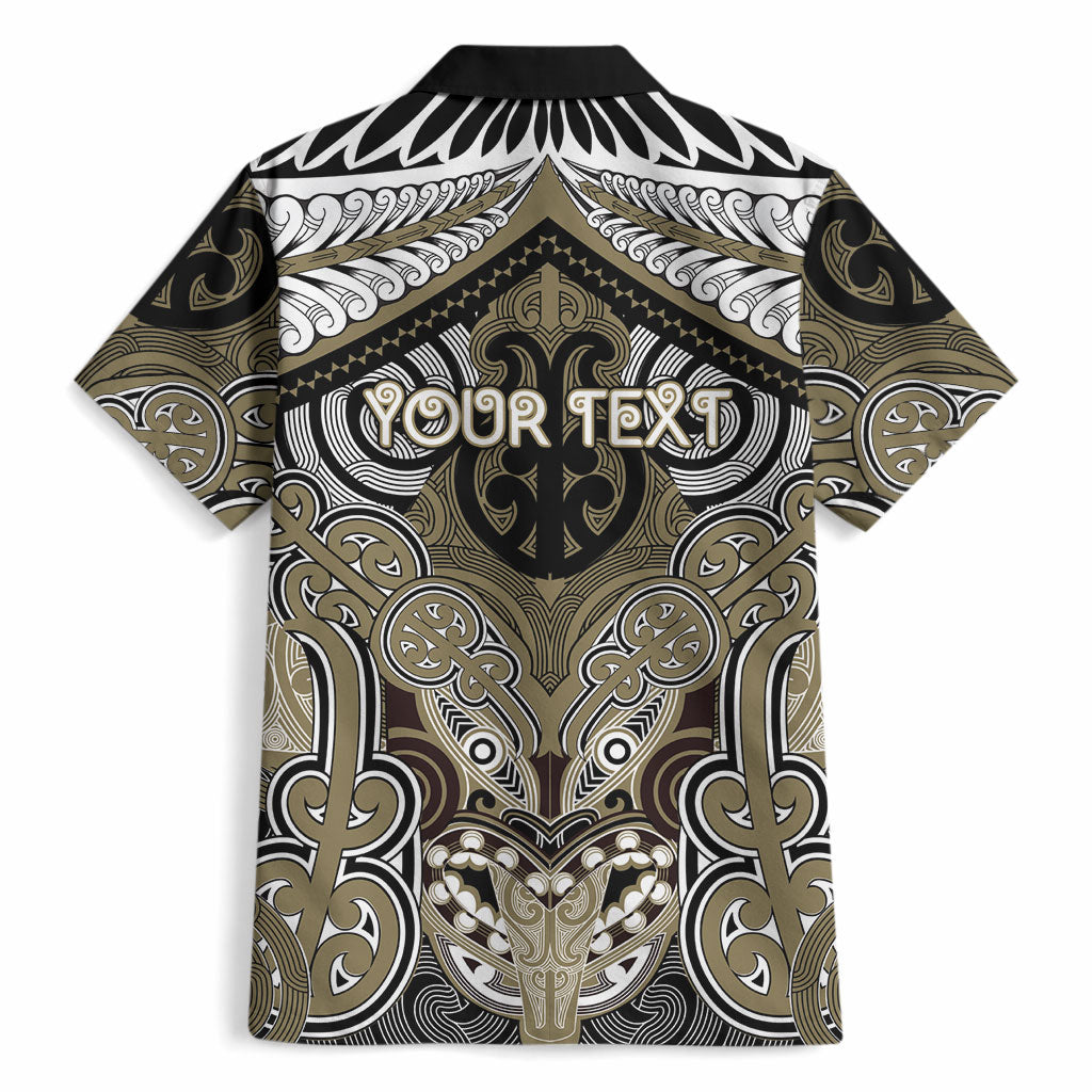 Aotearoa Iwi Waikato Tainui Personalised Hawaiian Shirt Maori Kowhaiwhai Pattern