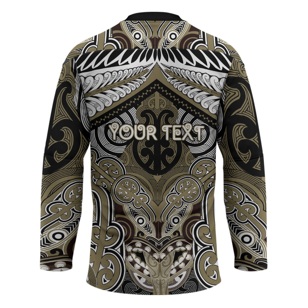 Aotearoa Iwi Waikato Tainui Personalised Hockey Jersey Maori Kowhaiwhai Pattern