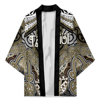 Aotearoa Iwi Waikato Tainui Personalised Kimono Maori Kowhaiwhai Pattern