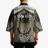 Aotearoa Iwi Waikato Tainui Personalised Kimono Maori Kowhaiwhai Pattern