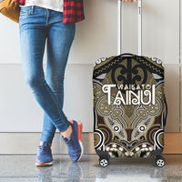 Aotearoa Iwi Waikato Tainui Luggage Cover Maori Kowhaiwhai Pattern