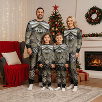 Aotearoa Iwi Waikato Tainui Personalised Christmas Pajama Set Maori Kowhaiwhai Pattern