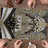 Aotearoa Iwi Waikato Tainui Puzzle Maori Kowhaiwhai Pattern