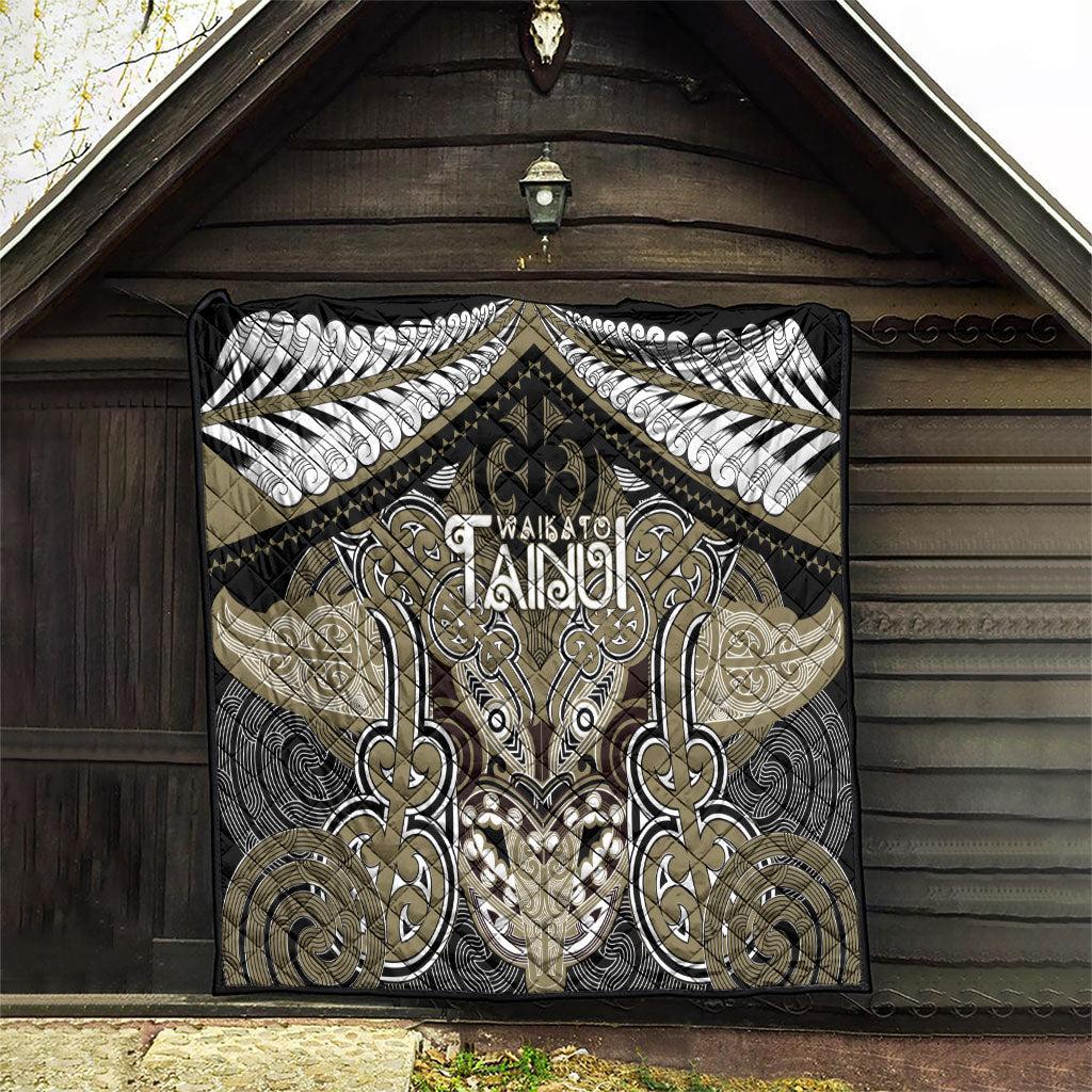 Aotearoa Iwi Waikato Tainui Quilt Maori Kowhaiwhai Pattern