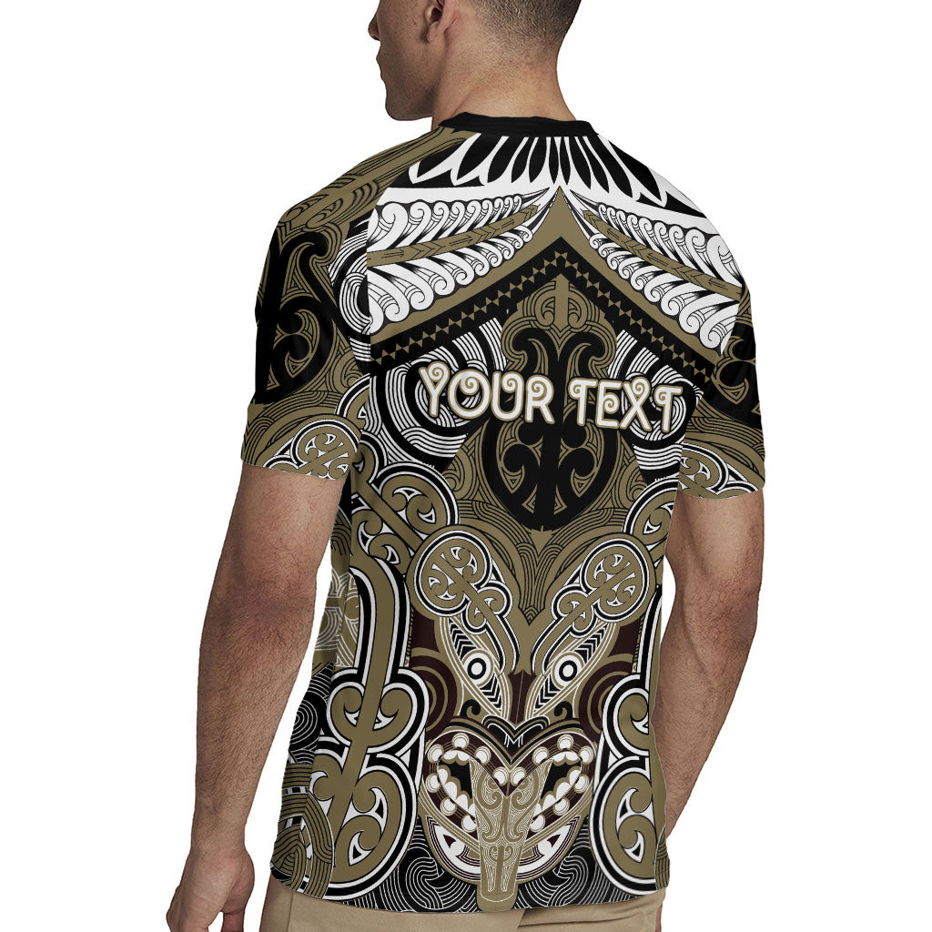 Aotearoa Iwi Waikato Tainui Personalised Rugby Jersey Maori Kowhaiwhai Pattern