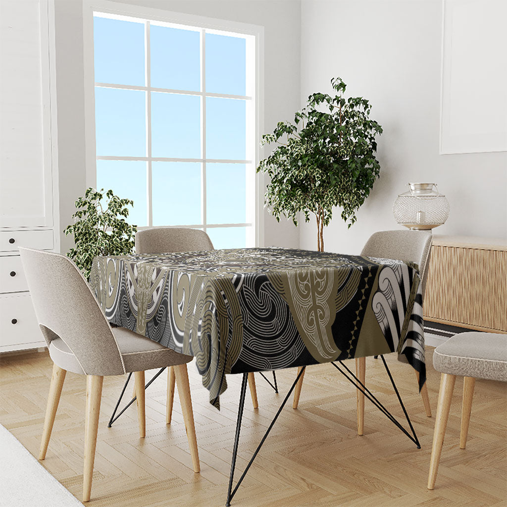 Aotearoa Iwi Waikato Tainui Tablecloth Maori Kowhaiwhai Pattern