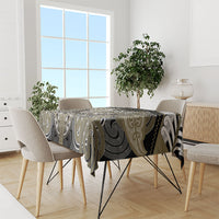 Aotearoa Iwi Waikato Tainui Tablecloth Maori Kowhaiwhai Pattern