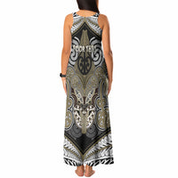 Aotearoa Iwi Waikato Tainui Personalised Tank Maxi Dress Maori Kowhaiwhai Pattern