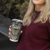 Aotearoa Iwi Waikato Tainui Personalised Tumbler Cup Maori Kowhaiwhai Pattern