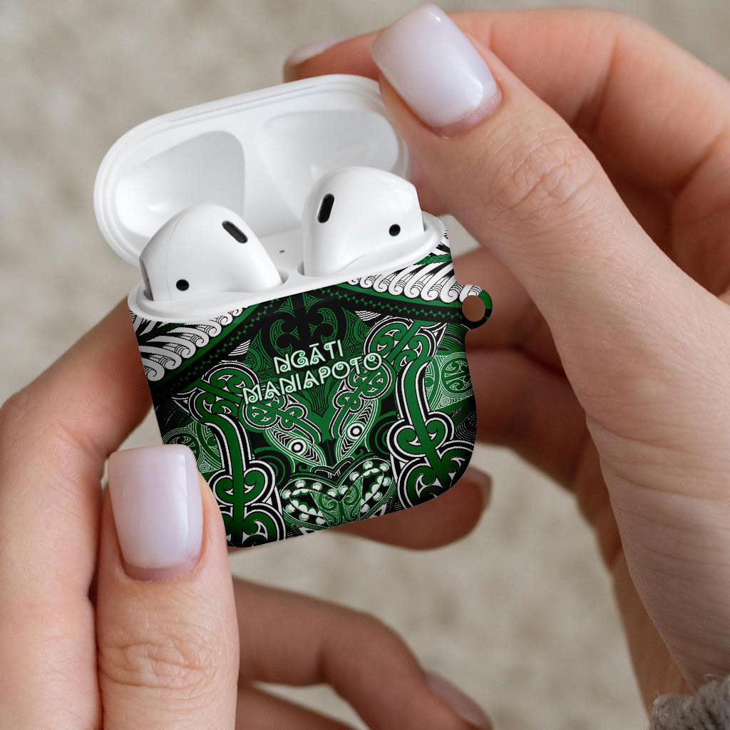 Aotearoa Iwi Ngati Maniapoto AirPods Case Maori Kowhaiwhai Pattern