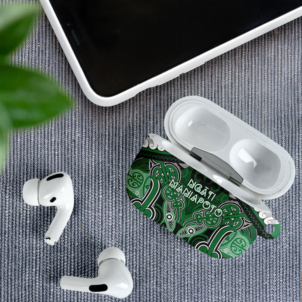 Aotearoa Iwi Ngati Maniapoto AirPods Case Maori Kowhaiwhai Pattern